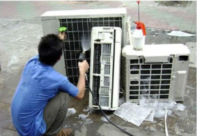 日立空调过滤网脏堵导致的故障处理