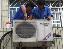 大金空调室外冷凝器高温保护关压缩机故障排查